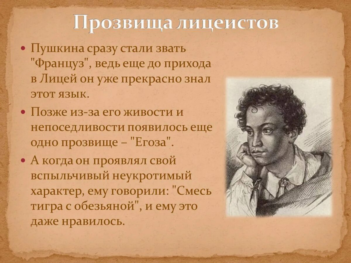 Как раньше назывался пушкин. Прозвище пущина в лицее. прозвища пушкина. пушкин. лицейские прозвища пушкина.