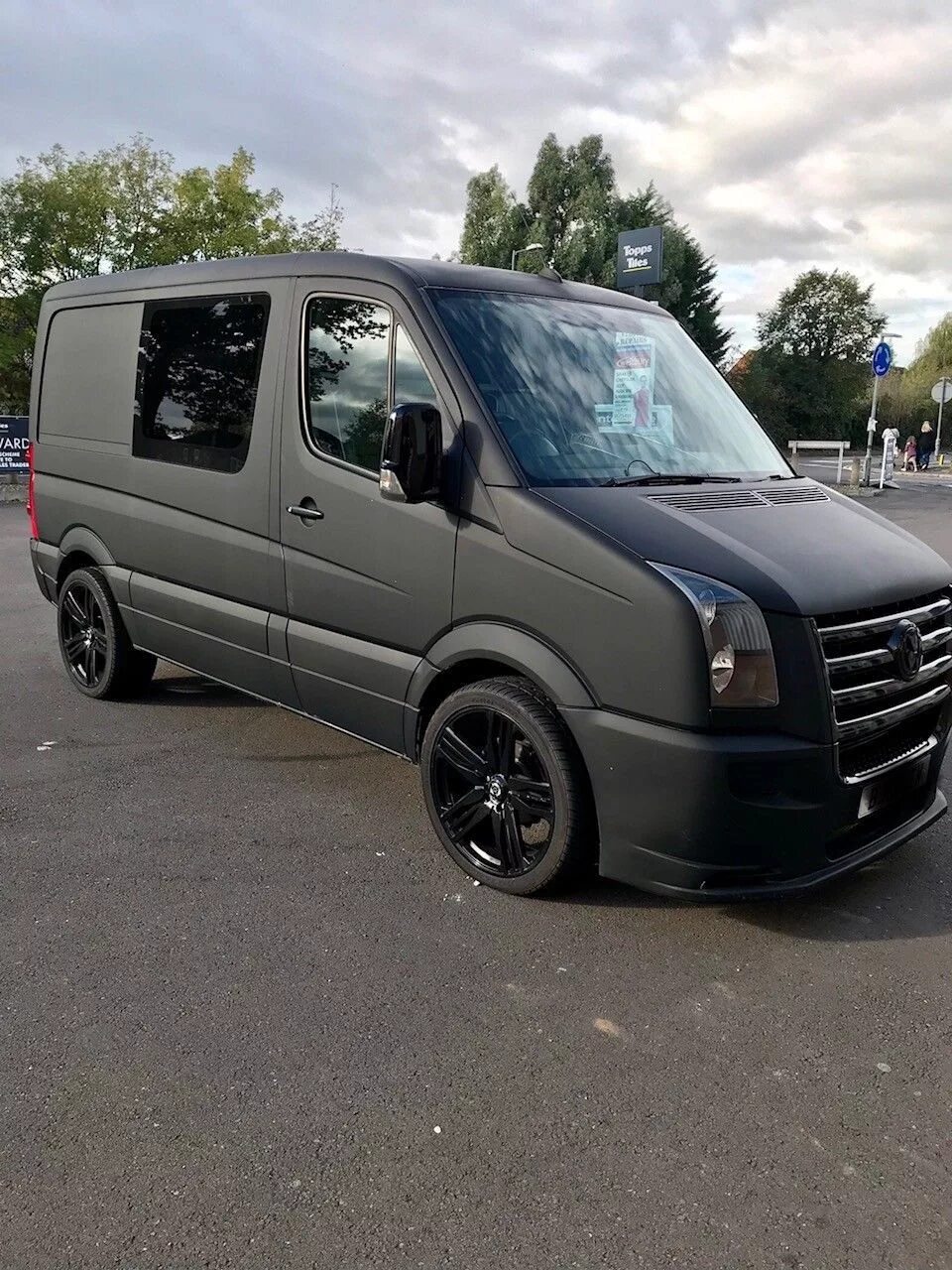 Бампернакладка - Volkswagen Crafter (1G), 2,5 л, 2008 года тюнинг DRIVE2