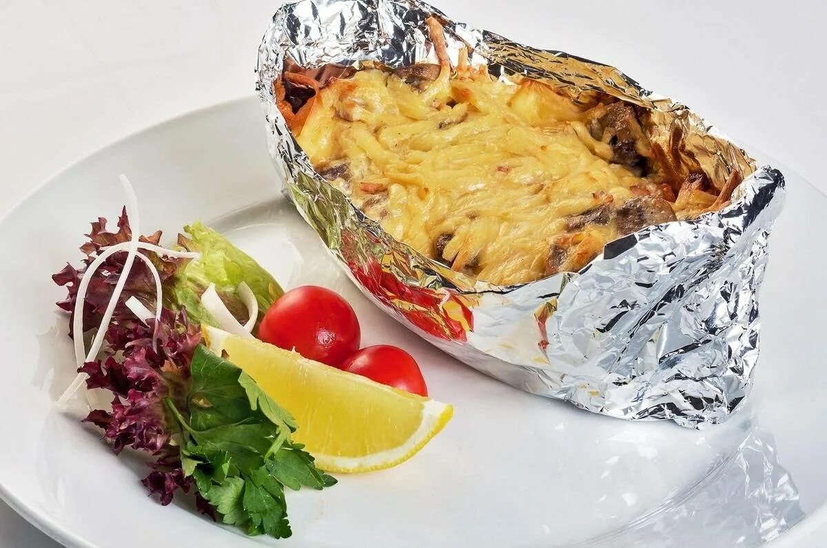 Овощи под фольгой