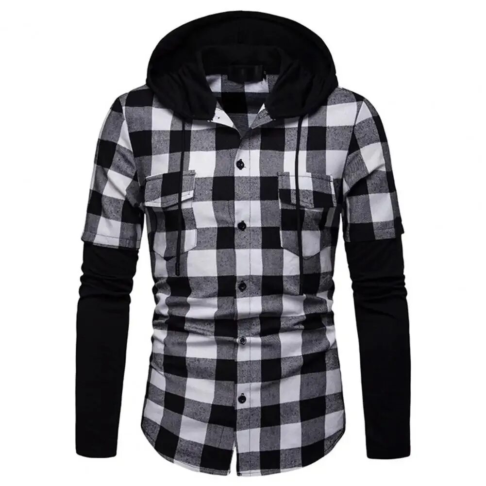 Bonprix рубашка с капюшоном мужская 2018. Plaid Shirt рубашка с капюшоном. Рубашка в клетку с капюшоном мужская. Толстовка в клетку мужская.