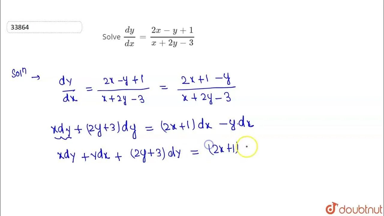 (x+1)dy/dx+y=x^3+x^2 solve. Dx+dy=0. Dy 3x 2 dx y 0. (1+y^2) dx -x dy =0. 2ydy-3x2 dx=0.