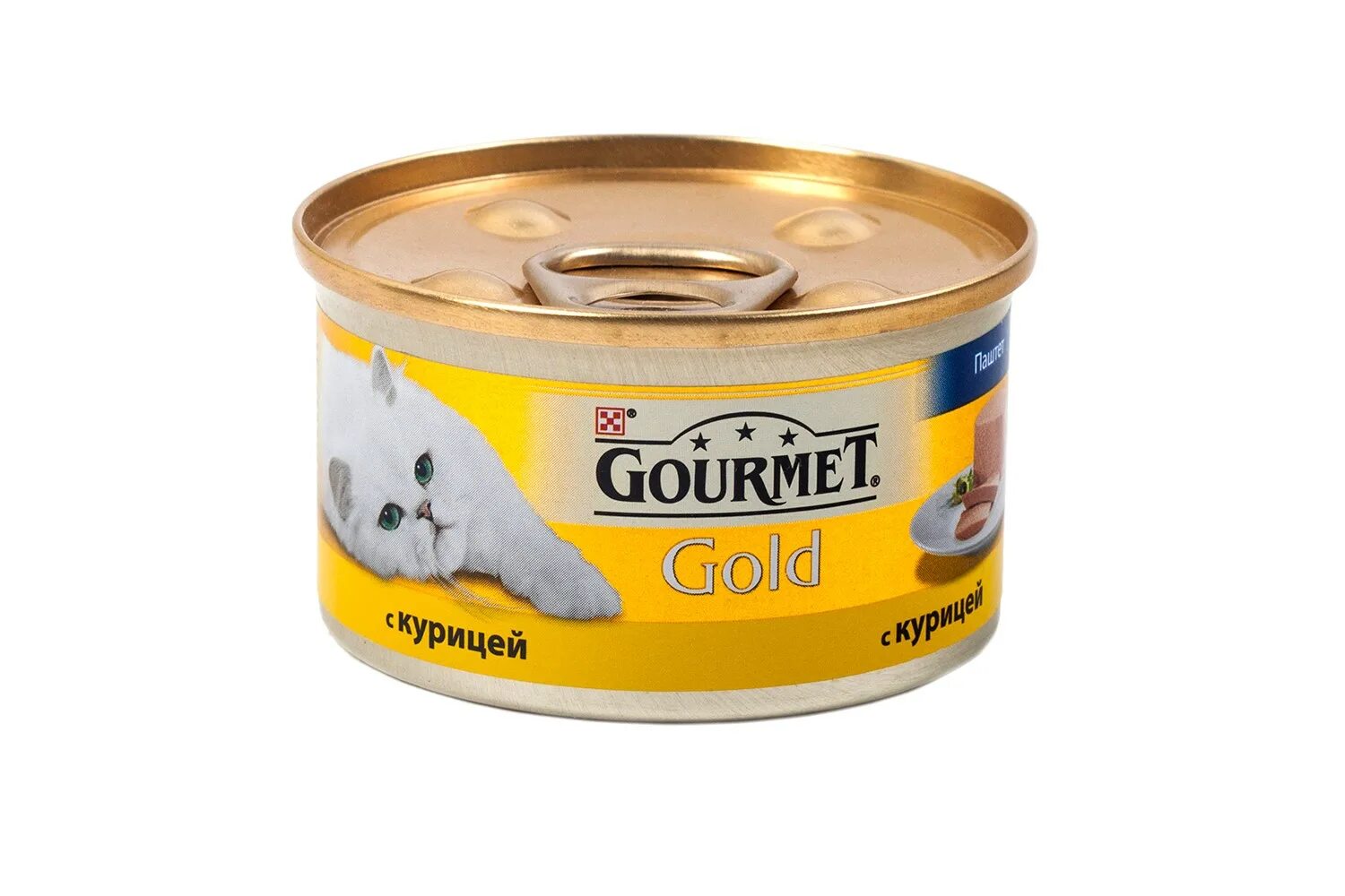 Корма gold. Корм Gourmet Gold курица печень 24*85г ж/б. Gourmet Gold с курицей 85гр. Корм для кошек Gourmet Голд с курицей 85 г. Purina Premium для кошек паштет.