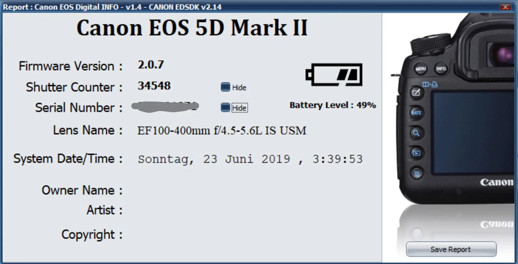 Eos camera utility. Пробег canon 60d. пробег фотоаппарата canon 60d. canon eos digital info v1.4. пробег фотоаппарата canon 600d.