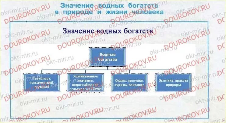 Значение водных богатств схема. Значение водных богатств в жизни человека. Схема водных богатств в жизни человека. Значение водных богатств в жизни человека составить схему. Водные богатства схема