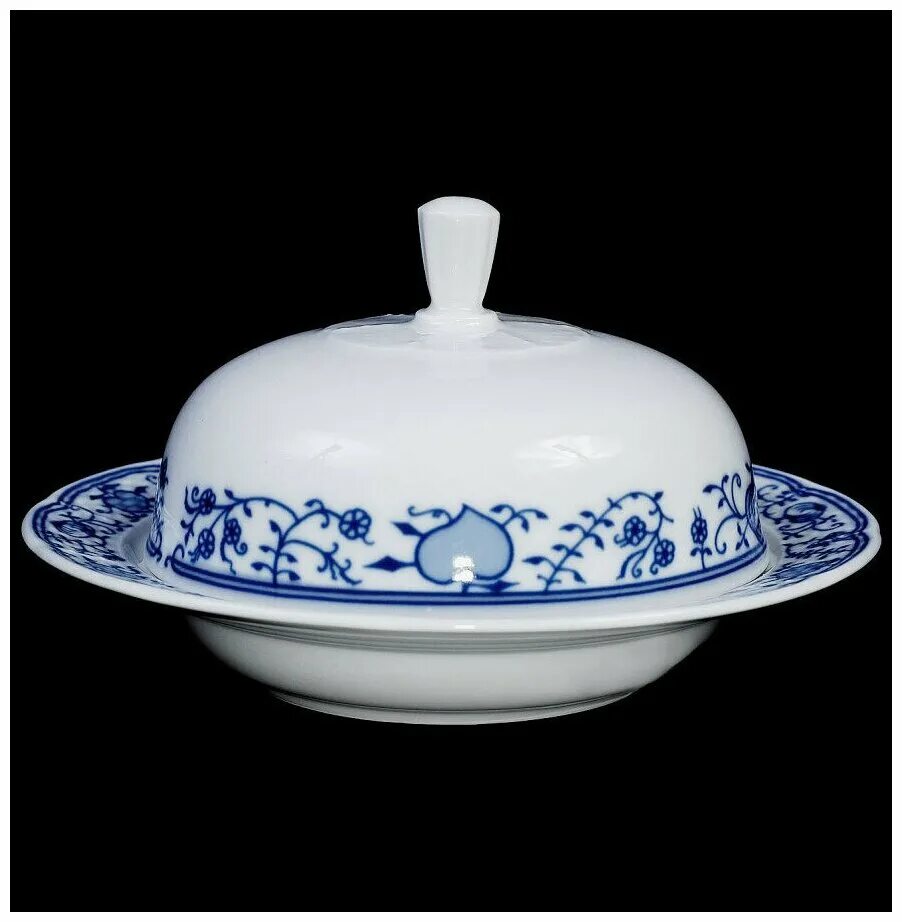 Масленка фарфор. Чешский фарфор thurn масленка луковый узор масленка. thun 7046000. посуда чехия thun натали. фарфор цибуляки чехия луковый.