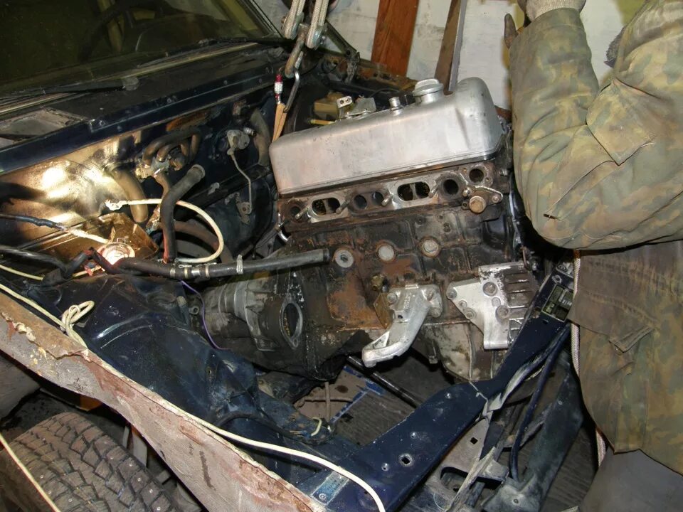 Как снять двигатель - 86 фото