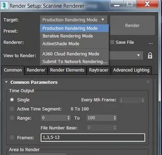 Render setup