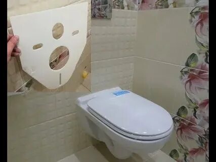 Монтаж скрытого унитаза на инсталляцию