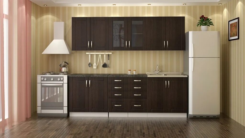 Кухонный гарнитур венге и беленый дуб. Кухня дуб венге. Кухня дуб венге. Кухня венге в интерьере. Кухня венге и беленый дуб.