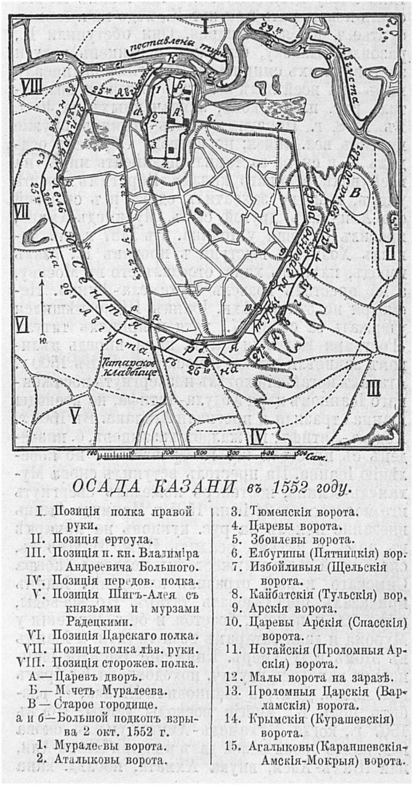 Карта похода на казань. Осада Казани 1552 карта. Осада и штурм Казани 1552 карта. Карта Казани 1552 года. Осада Казани схема.