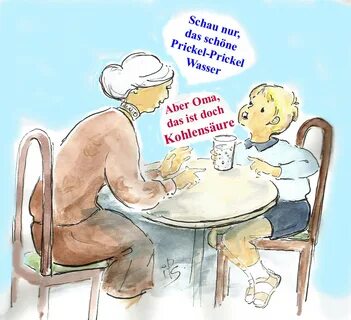 Oma lutscht enkel.