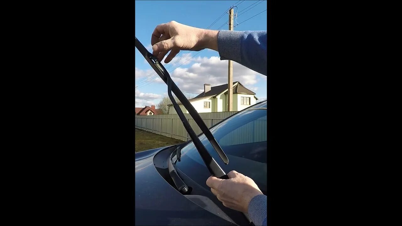 Как снять дворники с машины видео Щетка стеклоочистителя BOSCH Eco 45C, 450мм/18, каркасная, 1 шт, 3397004668 ку