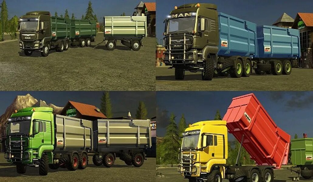 Мана пак. Пак man fs17. pack man fs15 v1.0. ман для фс 17. ман самосвал fs15.
