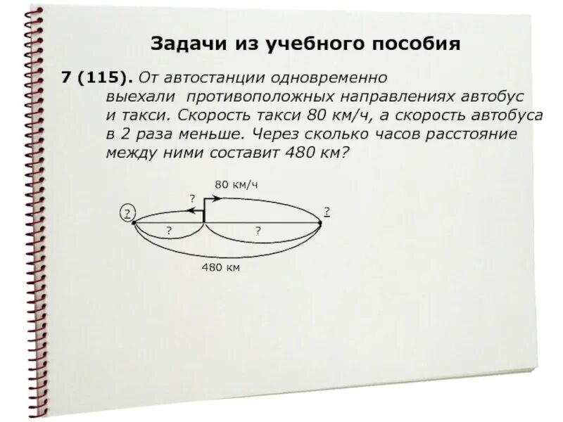 От избы в противоположных направлениях одновременно отъехали. Задачи на расстояние время и скорость про такси и автобус. Реши задачу с автовокзала выехал автобус. Составляет 480