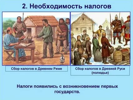 Почему возникли налоги