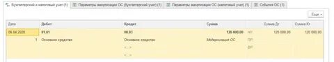 Учет процентов по аренде