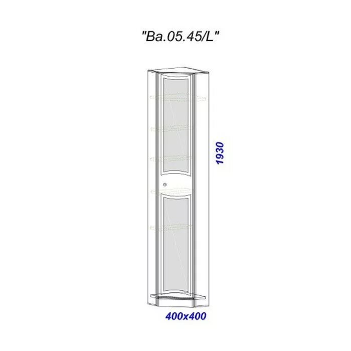 Шкаф пенал 45. Пенал Aqwella Барселона 45 угловой. Ba.05.45/l пенал. Aqwella Барселона ba.05.45. Шкаф-пенал Aqwella Барселона 40 угловой.