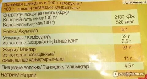 Сколько ккал в чипсах