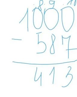 1000 1000 столбиком