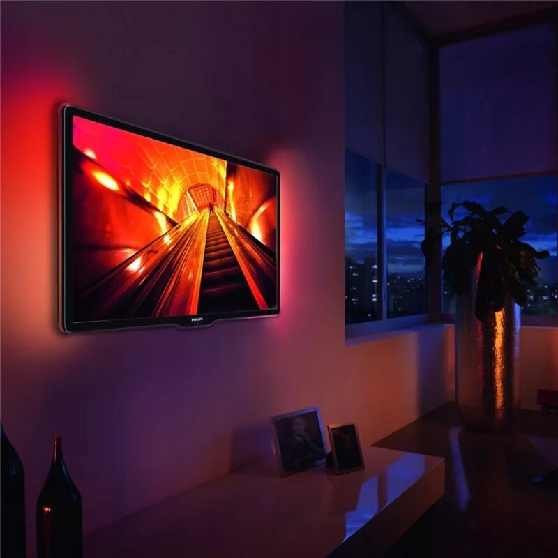 Куплю светодиоды для подсветки телевизоров. Philips с подсветкой Ambilight. Филипс плазма с подсветкой. Подсветка стены с телевизором. Подсветка картин в интерьере.