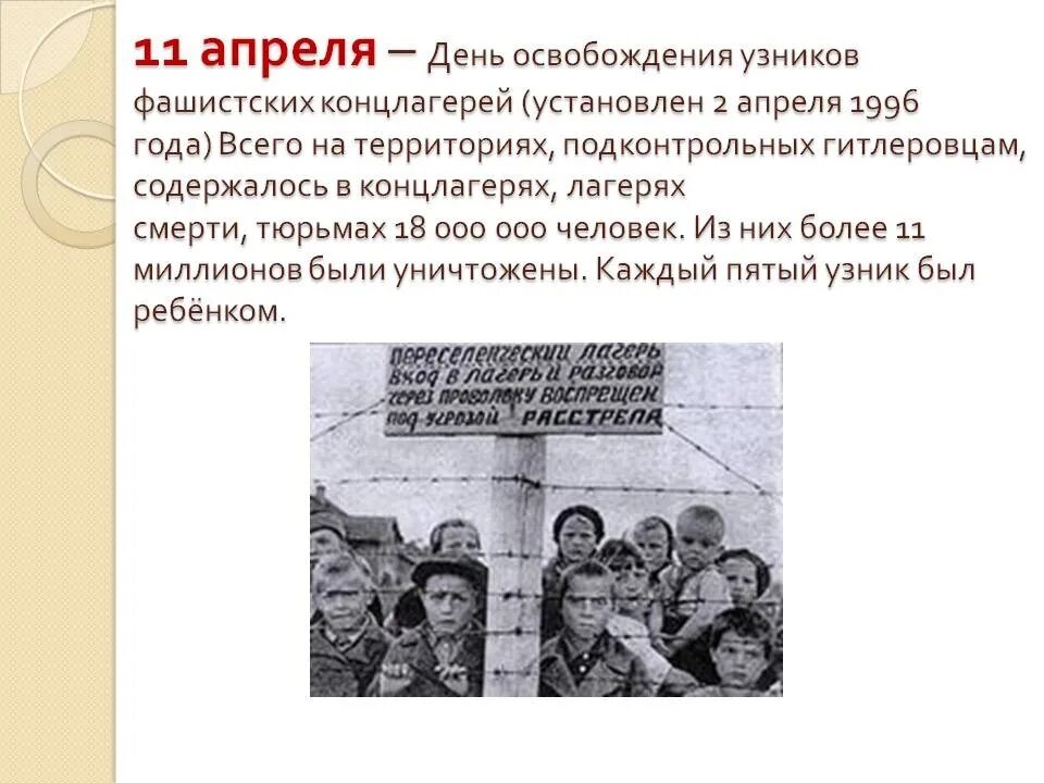 День освобждения узника вошиских Канц. Освобождение узников концлагерей. День освобождения узников фашистских концлагерей. Фашистский концлагерь освобождение.