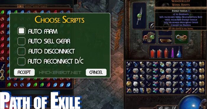 Скрипт на смерть. POE bot. Path of Exile Cheat. POE trade bot. Maphack Path of Exile.