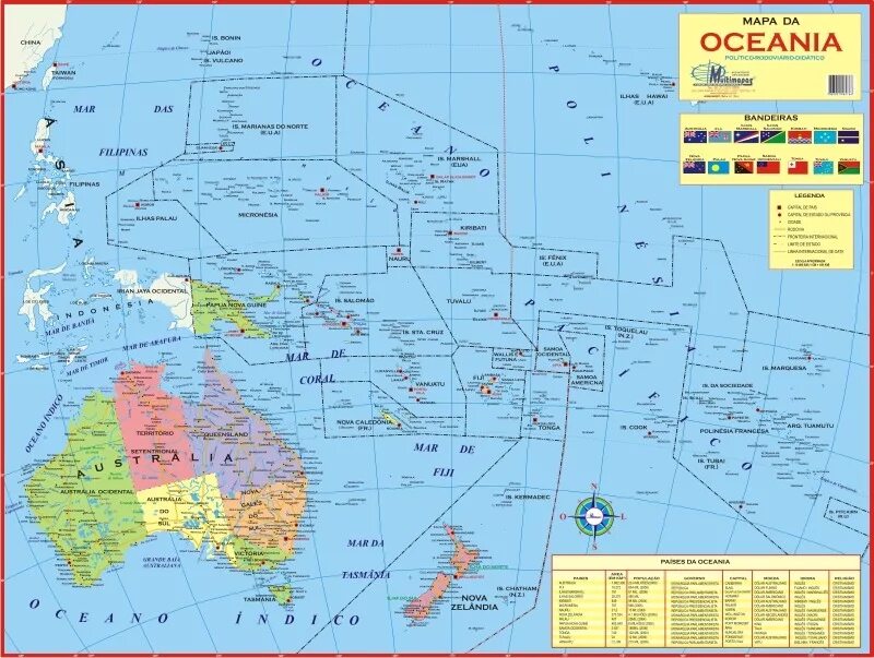 Страны океании австралия и новая зеландия. Политическая карта Океании. Карта Австралия и Океания политическая карта. Политическая карта Австралии и Океании. Карта Океании 1939 года.