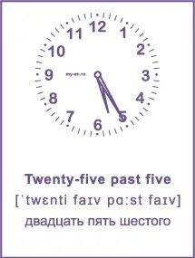 Twenty five past