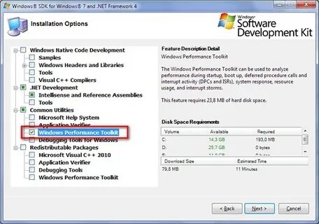 Installed options