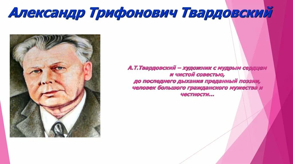 А Т Твардовский. Твардовский биография. Литературную визитку а.т. Твардовского.. Сообщение о твардовском 8 класс