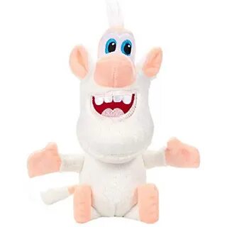 13" Anime Booba Buba White Pig Plush Toys Cartoon Cute Stuffed Dolls K...