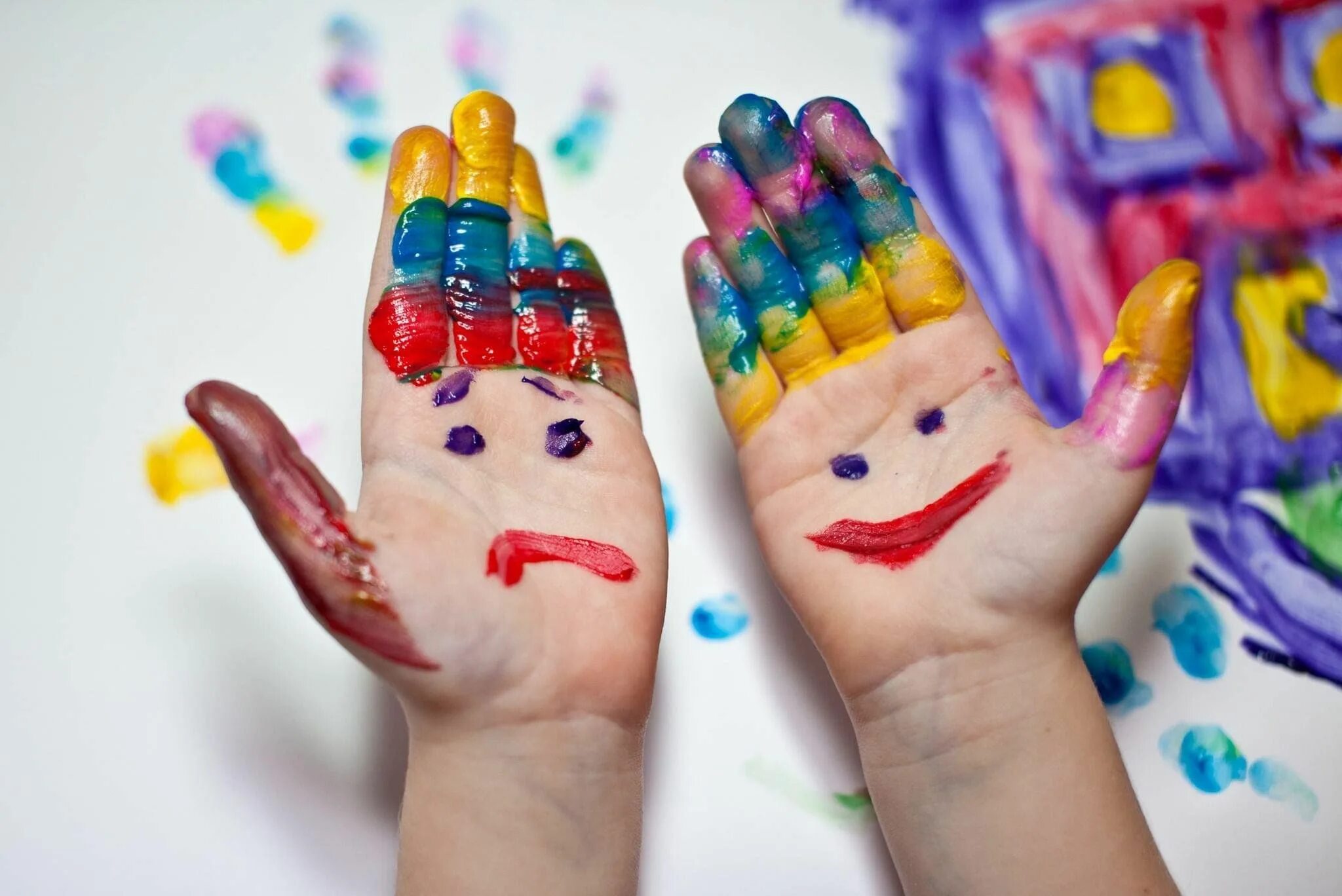 Арт-терапия. Арт терапия для детей. Арт терапия для дошкольников. Рисование пальчиковыми красками.