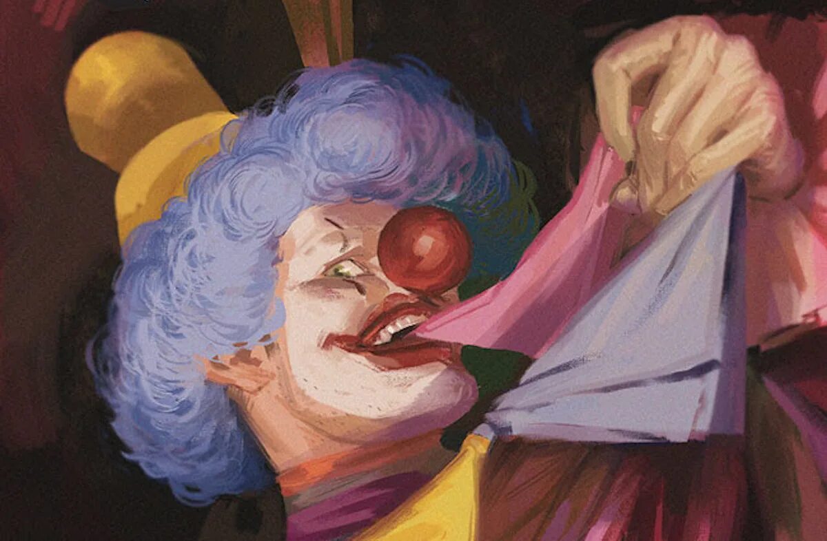 Комиксы клоуны. «Мороженщик» - Принс, Максвелл. Комиксы клоун с красными волосами. Clown laugh at you.