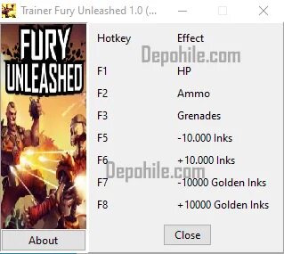 Fury коды