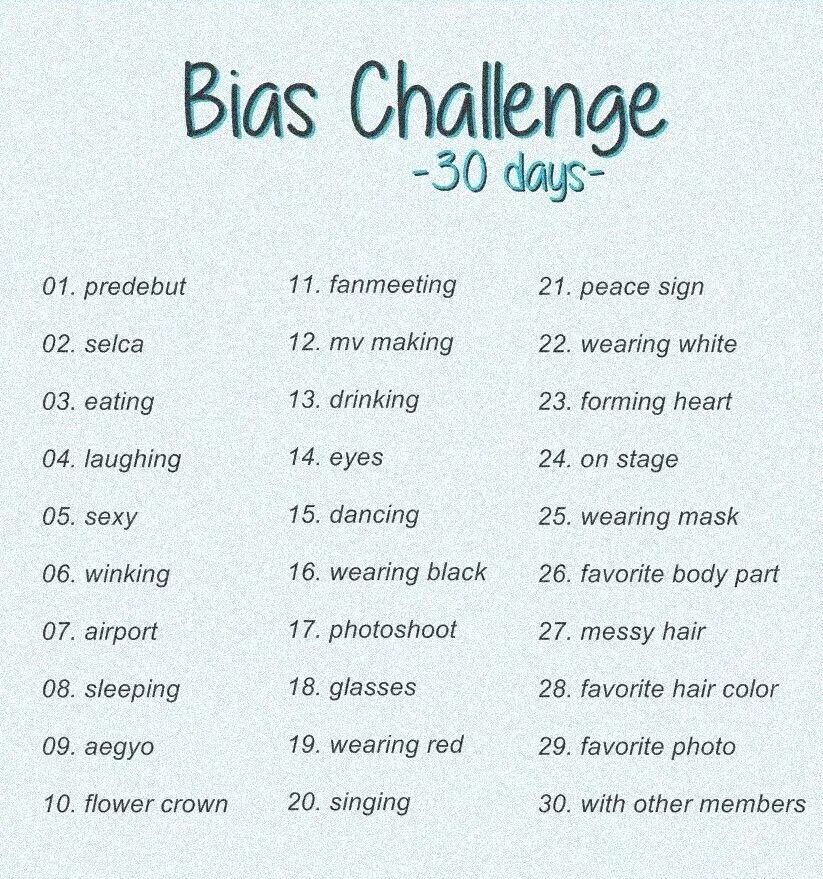 Live is a challenge. 30 days bias challenge. биас челлендж. 30 дней челлендж челлендж. челлендж на английском.