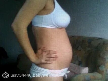 Маленький живот на 30 неделе