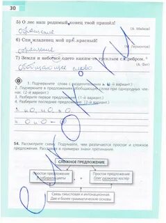 Тетрадь по языку 5 класс ответы