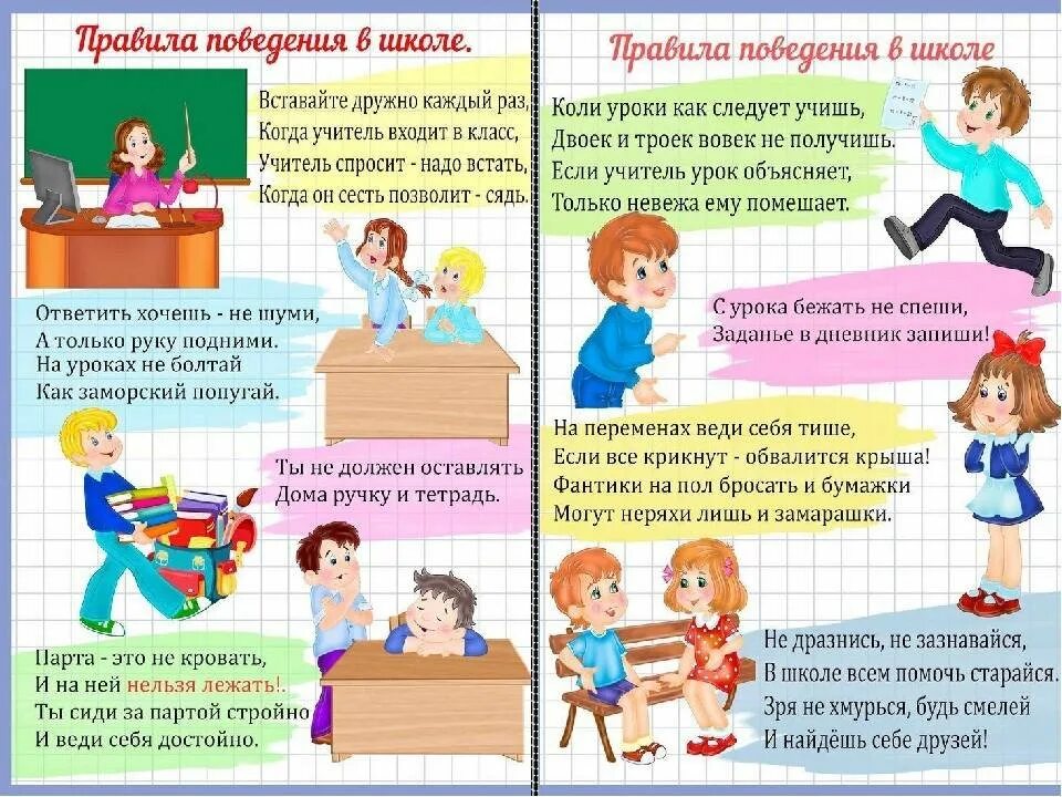 На уроке ученик получил задание сравнить. Нормы поведения в школе. Памятка для младших школьников о поведении в школе. Памятка поведения на уроке в начальной школе. Правила поведения вшкле.