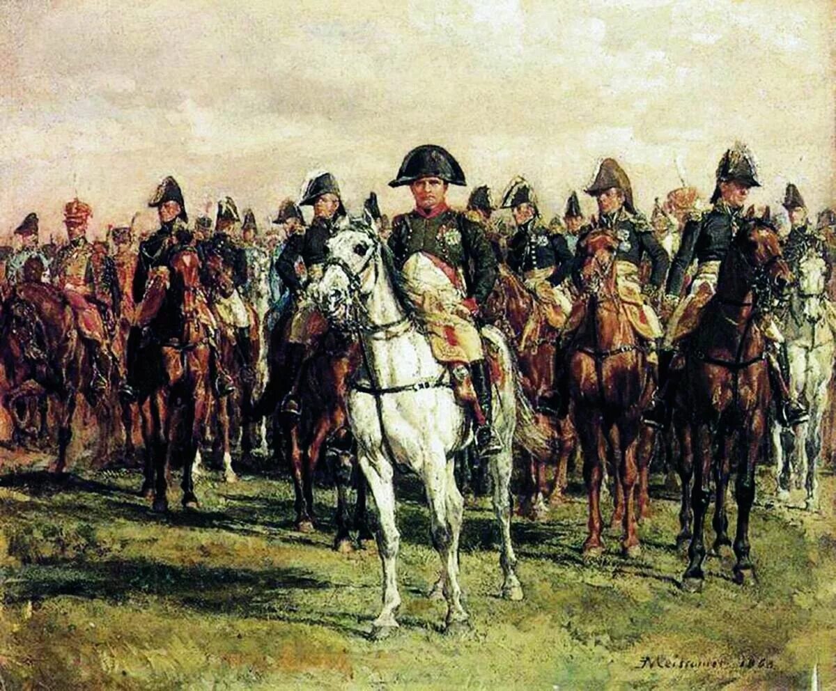 Наполеон служба в россии. Мейсонье Наполеон 1814. Мейсонье художник картины.