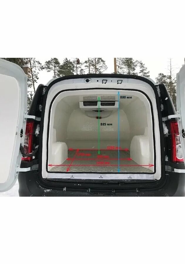 грузовой ларгус размеры грузового отсека