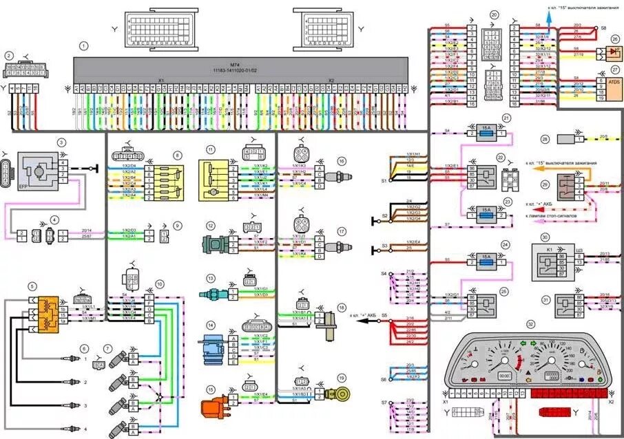 Проводка ваз 2114 инжектор 8 клапанов. Схема ЭСУД ВАЗ 2113. Схема системы управления двигателем ВАЗ 2115. Схема ЭБУ управления ВАЗ 2115. Колодка разъëма блока управления двигателем январь 5.1 ВАЗ.