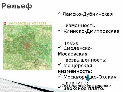 Московский рельеф