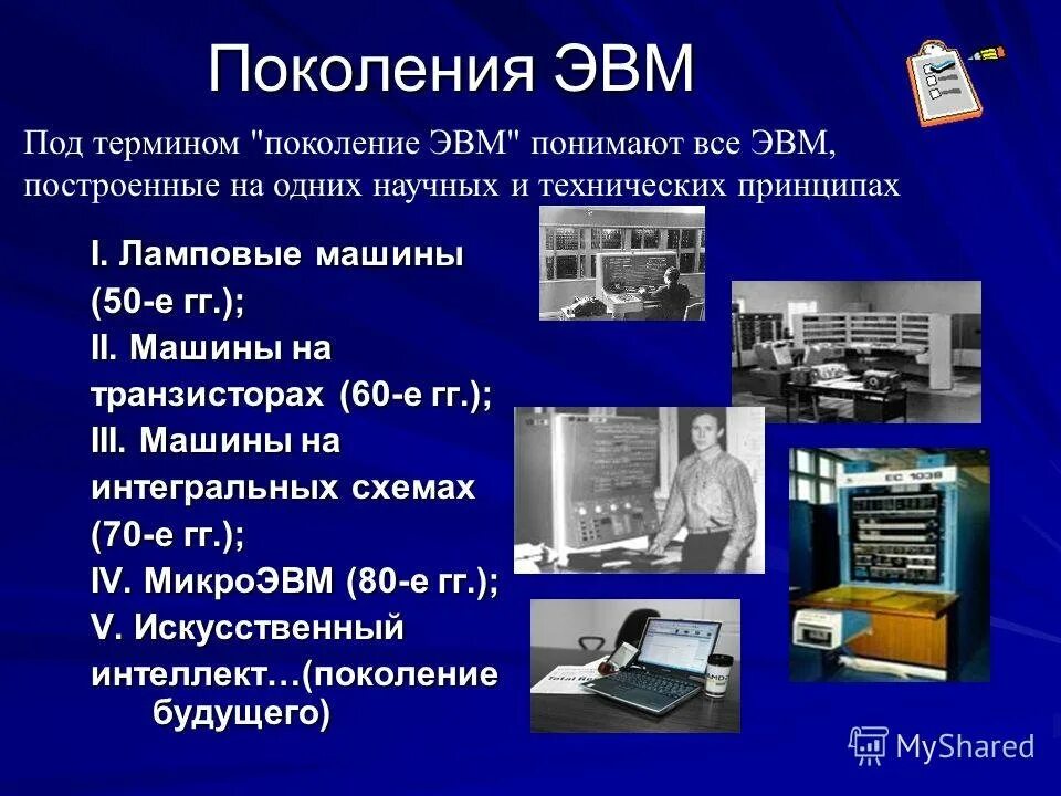 Эволюция эвм и современные пк проект Проект эволюция эвм