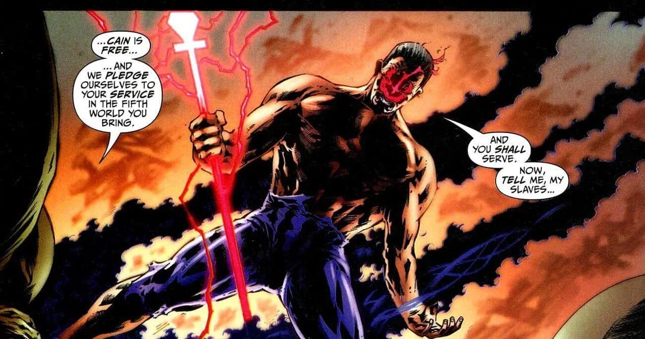 Dc comics database. Каин дс комикс. копье дс комикс. dc копьё судьбы. dc comics вандалом сэвиджем.
