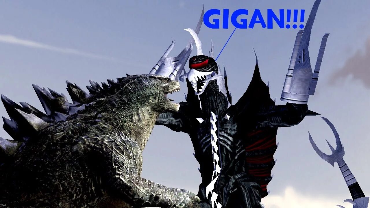 Гайган кайдзю. Godzilla vs Gigan 2004. Гайган Годзилла.