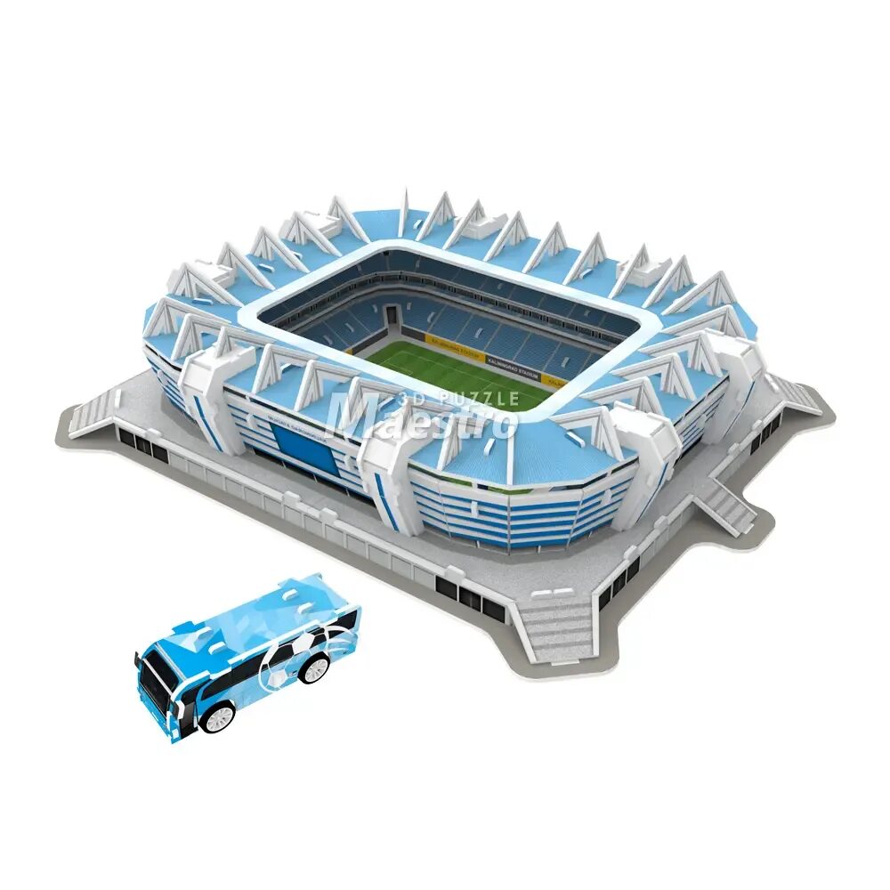 Стадионы модели. 3д пазл стадион РПЛ. Стадион Калининград 3д пазл. Макет стадиона. Футбольный стадион 3d модель.