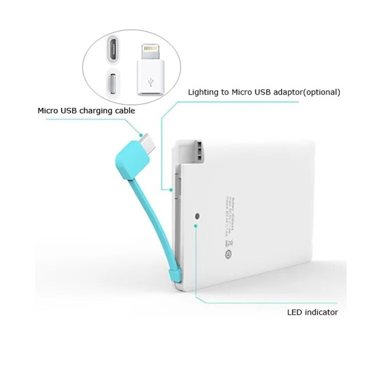 Микро банк. Power Bank 2500 Mah. Slim Power Bank 2500. Power Bank со встроенным кабелем Micro USB. Описание Power Bank.