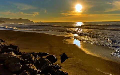 Gold sunset