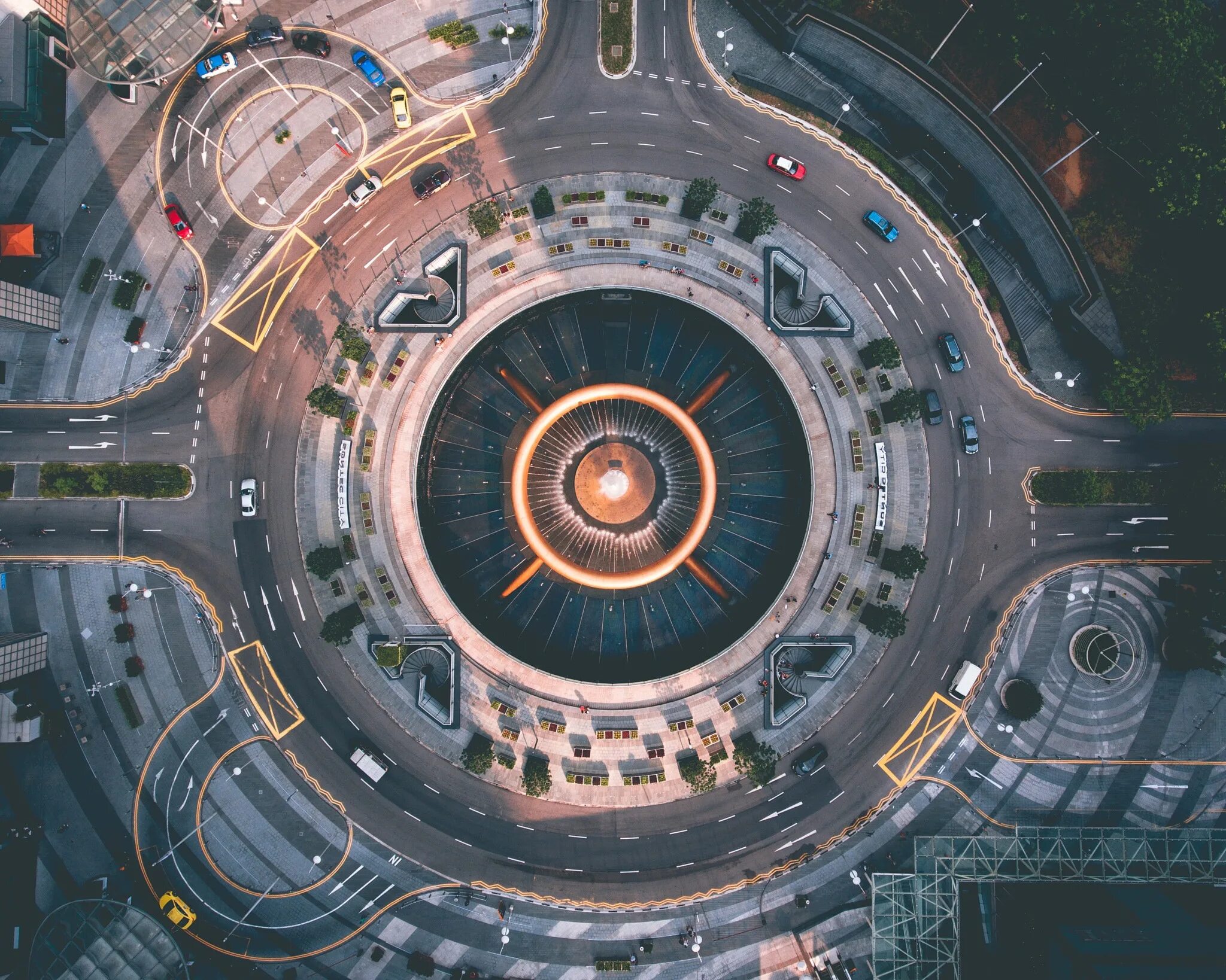 Мебель вид сверху. Автомобиль вид сверху. Листва. Top view. Стол вид сверху.