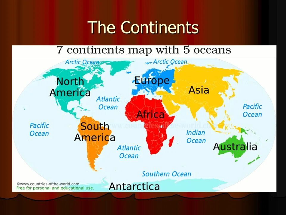 Материки на англ. Континенты на английском. What people live on the continent